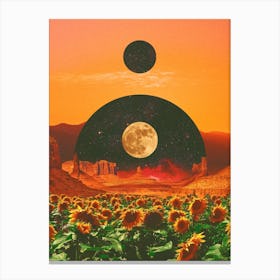 Lure Of Moon Canvas Print