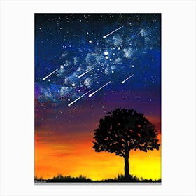 Galaxy Nightfall Canvas Print