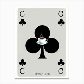 Coffee Club Canvas Print