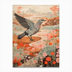 Grey Plover 2 Detailed Bird Painting Canvas Print