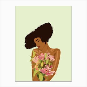 Naomis Flowers  Canvas Print