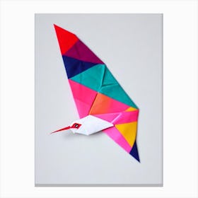 Hummingbird Origami Bird Canvas Print