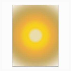 Yellow Sun Canvas Print