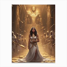 Pharaonic girl Canvas Print