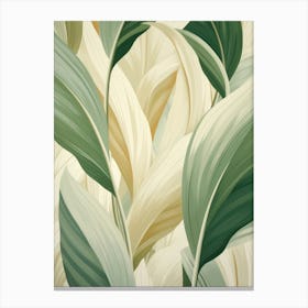 Tropical Leaves 14 Canvas Print