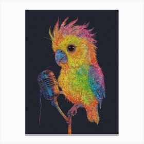 Cockatoo Singing Canvas Print