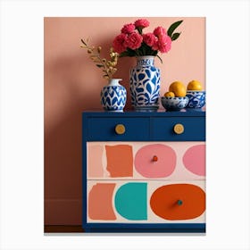 Painted Dresser Canvas Print