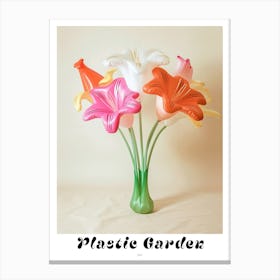 Dreamy Inflatable Flowers Poster Lily 4 Canvas Print