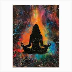 Meditating Woman 10 Canvas Print
