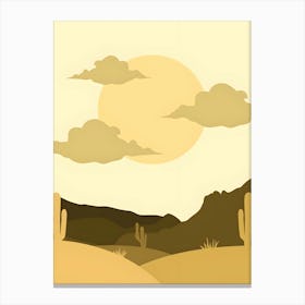 Desert Landscape 7 Canvas Print