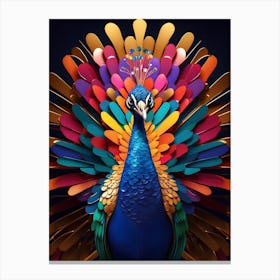 Peacock 2 Canvas Print