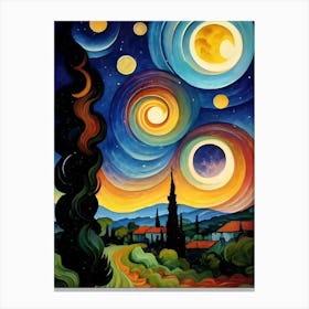 Starry Night 10 Canvas Print