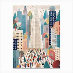 Rockefeller Center New York Canvas Print