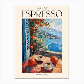 Padua Espresso Made In Italy 4 Poster Canvas Print