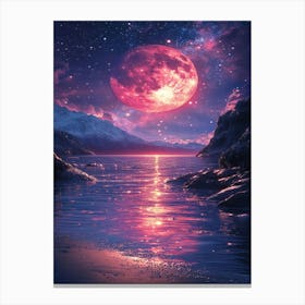 Full Moon In The Sky 7 Canvas Print