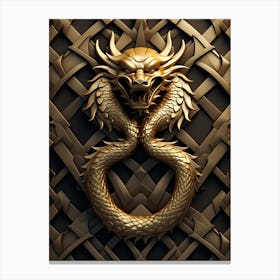 Golden Dragon Canvas Print