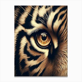 Tiger Eye Canvas Print