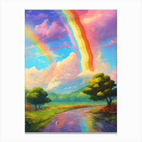 Rainbow In The Sky 12 Canvas Print