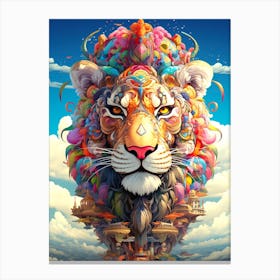 Lion In The Sky 1 Canvas Print