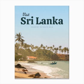 Visit Sri Lanka Canvas Print