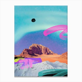 Aurora Desert Fy Canvas Print