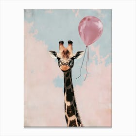 Pink Giraffe Canvas Print Canvas Print