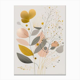 'Golden Leaves' Canvas Print