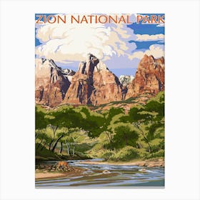 Zion National Park 1 Canvas Print