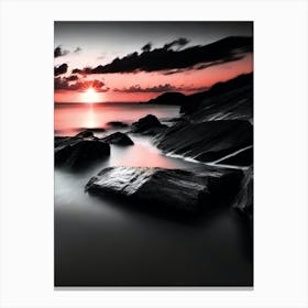 Sunset At The Beach 579 Canvas Print