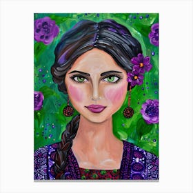 Mexican Girl Canvas Print