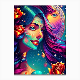 Day Of The Dead Girl 2 Canvas Print