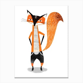Mr Fox Canvas Print
