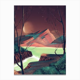 Galactic Lookout Canvas Print