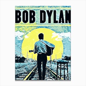 bob dylan music 7 Canvas Print