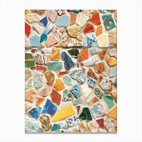 Mosaic Wall Canvas Print