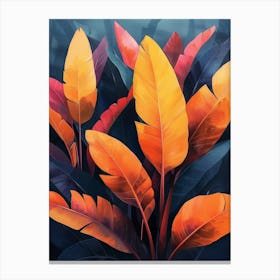 Tropical Leaves 4 Canvas Print