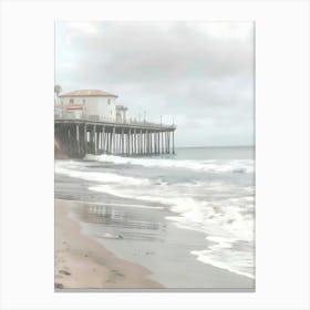 Beach Pier 1 Canvas Print