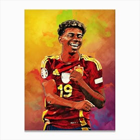 Lamine Yamal Spain Canvas Print