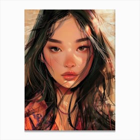 Asian Girl 46 Canvas Print