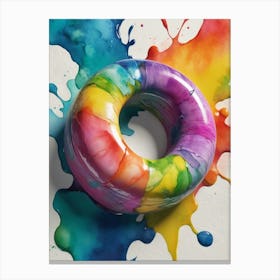 Rainbow Ring Canvas Print