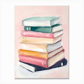 stack of books Canvas Print