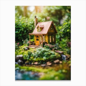 Miniature Fairy House Canvas Print