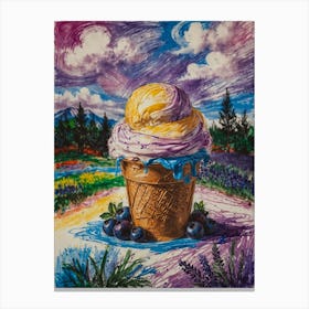 Ice Cream Cone 1 Canvas Print