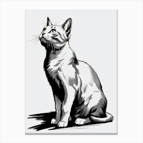 Leonardo Phoenix Create A Minimalist Blackandwhite Ink Drawing 2 (3) Topaz Standard V2 4x Canvas Print