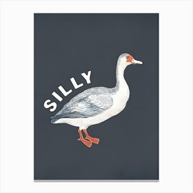 Silly Goose Canvas Print