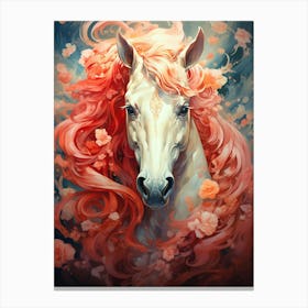 Horse With Red Hair 1 Canvas Print