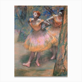 Two Dancers by Edgar Degas (1893-1898) Canvas Print