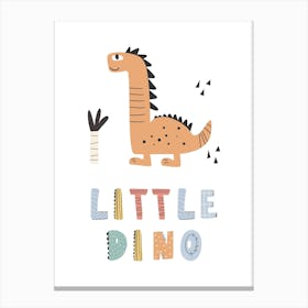 Cute Dino 5 Canvas Print