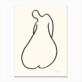 Grace In Simplicity Nude Canvas Print