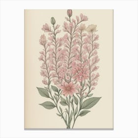 Pink Flowers 4 Canvas Print